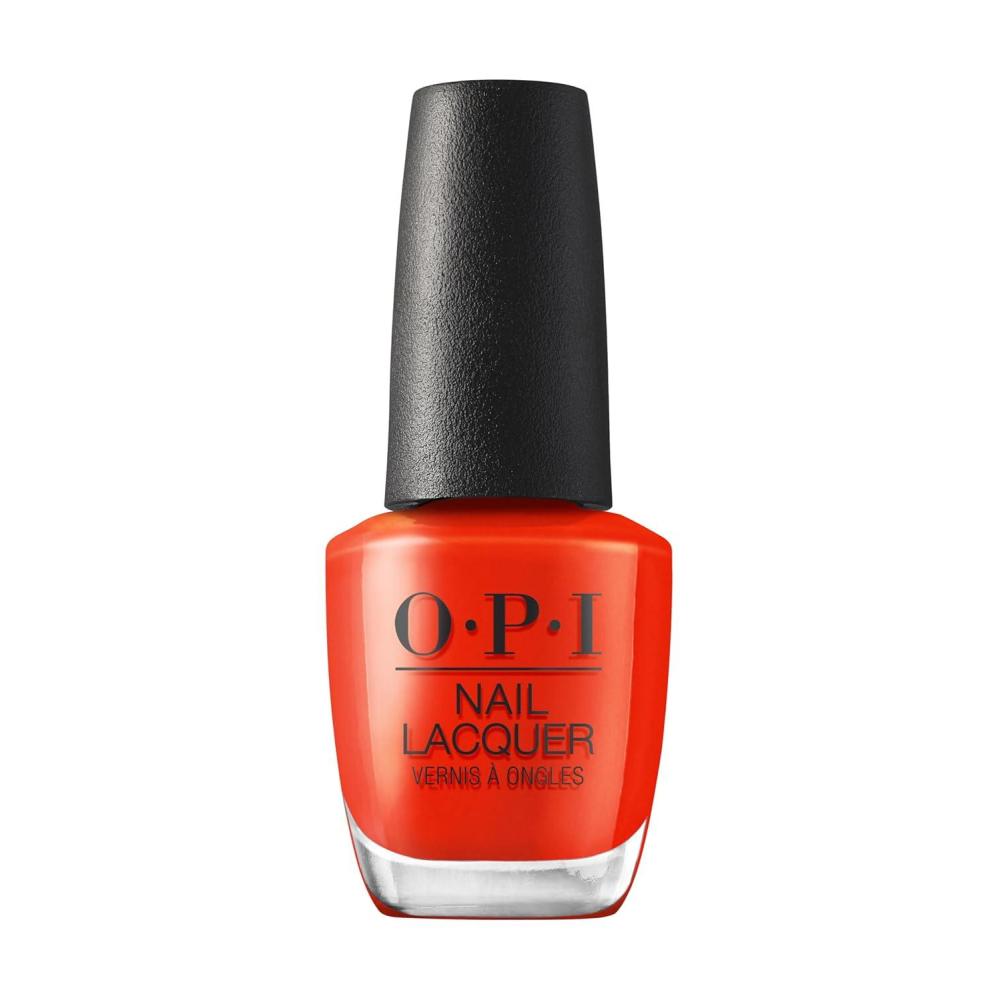imageOPI Nail Lacquer Nail Polish  Opaque Crme and Sheer Nail Polish Shades  Fast Drying Streak Free and Chip Resistant Wear  Whats Your Manitude  Fall 2025Totally Redical  Opaque Bright Warm Red Orange