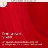 imageOPI GelColor  SemiSheer Opaque ampamp Shimmer Winter Shades  Long Lasting UV Cure Gel Nail Polish with High Shine  Vegan ampamp HEMA Free  Good Enough to Treat Collection  Holiday 2025Red Velvet Vixen  Opaque Dark Warm Red Crme