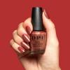 imageOPI Nail Lacquer Nail Polish Colors  SemiSheer Opaque ampamp Shimmer Winter Shades  Fast Drying Streak Free ampamp Chip Resistant Wear  Good Enough to Treat Collection  Holiday 2025Ginger Snapped  Opaque Dark Warm Copper Brown Shimmer