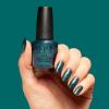 imageOPI Nail Lacquer Nail Polish Colors  SemiSheer Opaque ampamp Shimmer Winter Shades  Fast Drying Streak Free ampamp Chip Resistant Wear  Good Enough to Treat Collection  Holiday 2025Yuletide Sweetings  SemiSheer Cool Dark Green with Blue Shimmer