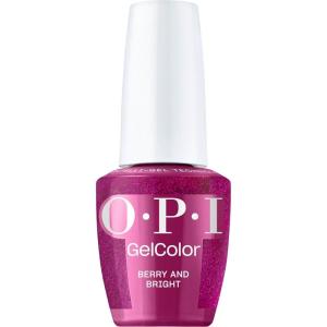 imageOPI GelColor  SemiSheer Opaque ampamp Shimmer Winter Shades  Long Lasting UV Cure Gel Nail Polish with High Shine  Vegan ampamp HEMA Free  Good Enough to Treat Collection  Holiday 2025Berry and Bright  Opaque Dark Neutral Purple with Pink Shimmer