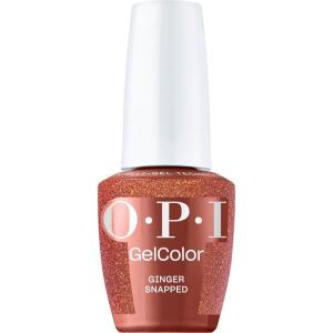 imageOPI GelColor  SemiSheer Opaque ampamp Shimmer Winter Shades  Long Lasting UV Cure Gel Nail Polish with High Shine  Vegan ampamp HEMA Free  Good Enough to Treat Collection  Holiday 2025Ginger Snapped  Opaque Dark Warm Copper Brown Shimmer