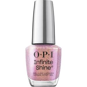 imageOPI Infinite Shine Nail Polish Colors  SemiSheer Sheer Bright Opaque ampamp Shimmer Winter Shades  Long Lasting Wear  Good Enough to Treat Collection  Holiday 2025Pinkish Delight  SemiSheer Soft Holographic Pink Shimmer