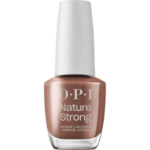 imageOPI Nature Strong Make My Bark on the World  Opaque Dark Neutral Brown Crme Natural Origin Nail Polish LE  Plant Based Vegan Cruelty Free