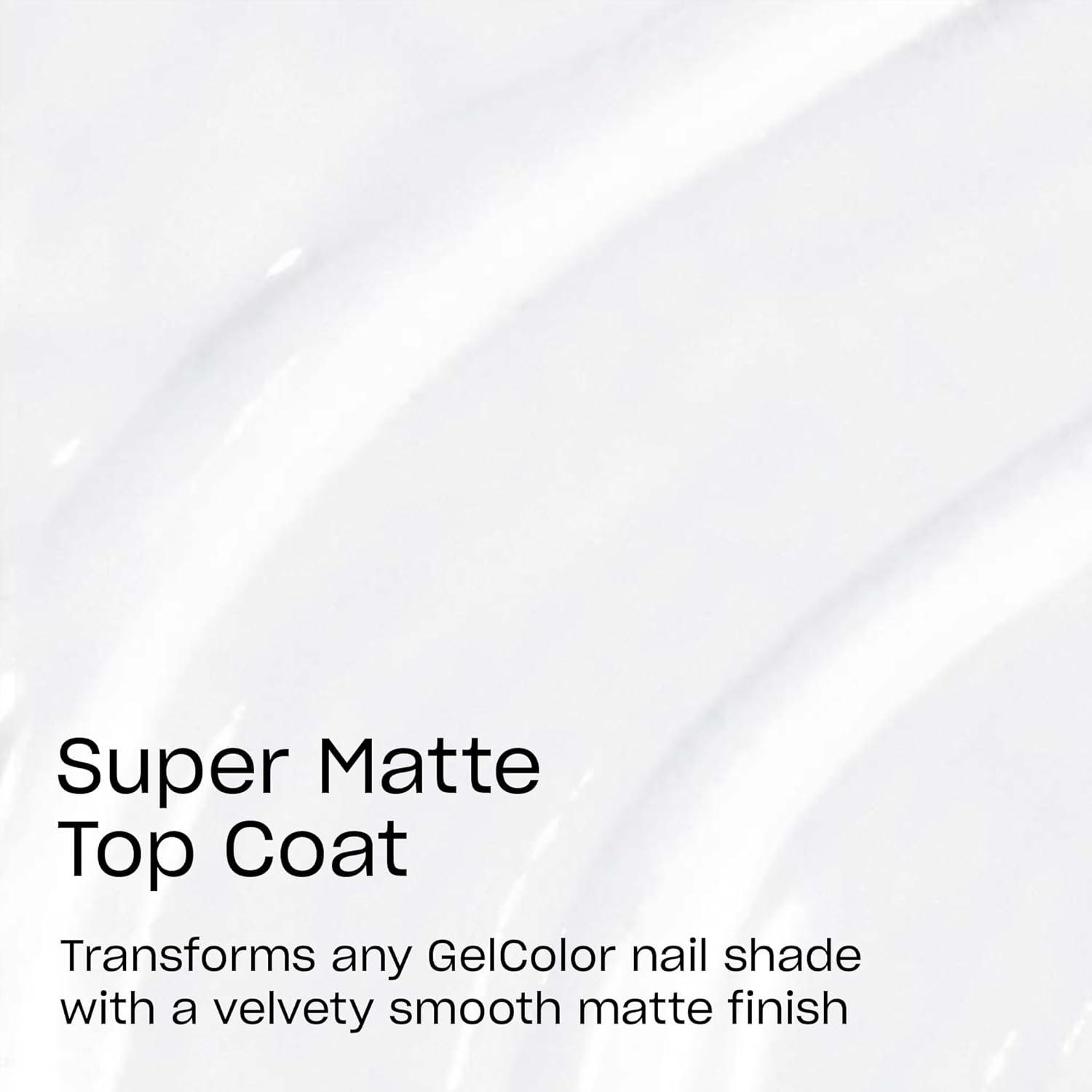 imageOPI GelColor Base ampamp Top Coats  Strong Adhesion High Shine ampamp Matte Finish for LED Cure Gel Nail Polish  Protects Color ampamp Nail Art  Prevents Discoloration or Chipping  Vegan ampamp HEMA Free  05 Fl OzSuper Matte Top Coat