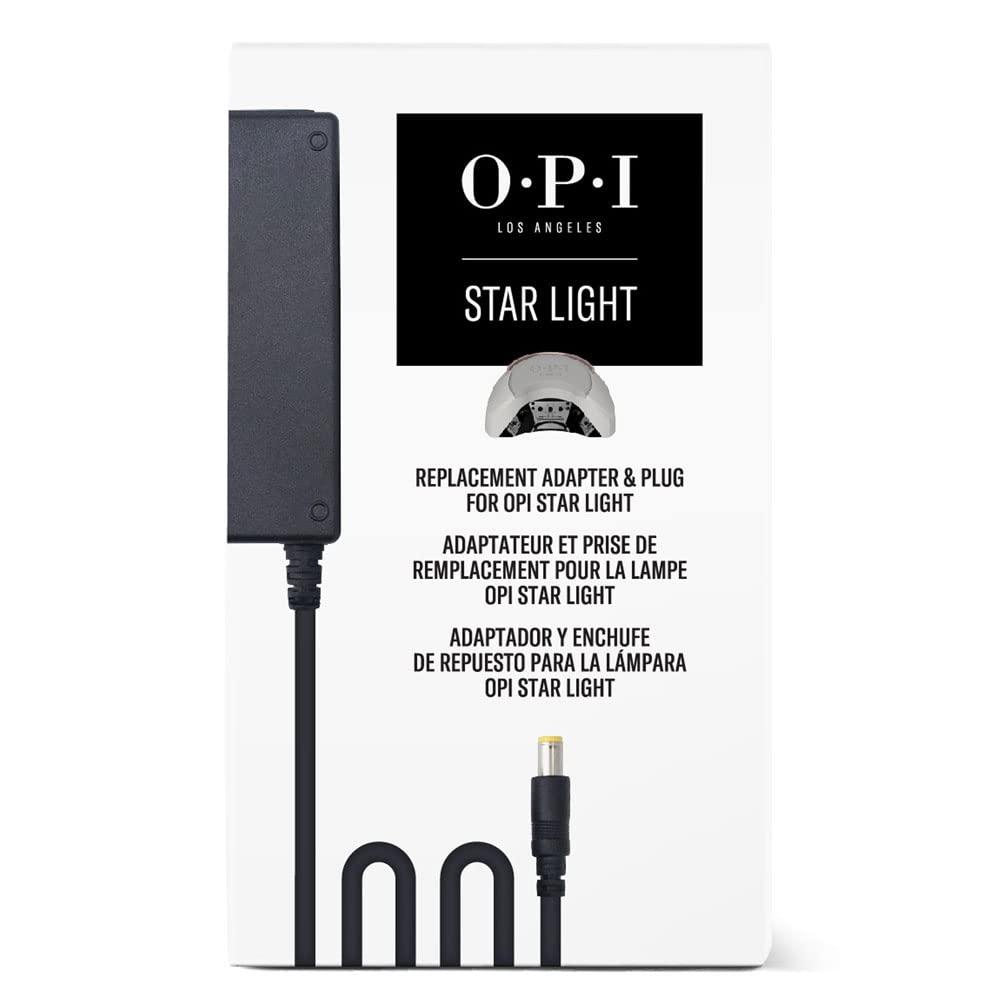 imageOPI Star Light Gel Lamp 30  Premium LED Lamp for Gel Nails  Drop Resistant  Uniform Curing  With Hand Plate ampamp Adaptor CordReplacement Adaptor