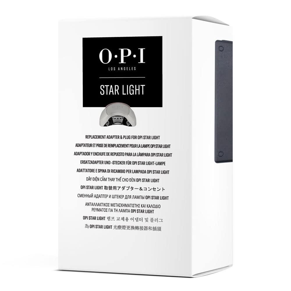 imageOPI Star Light Gel Lamp 30  Premium LED Lamp for Gel Nails  Drop Resistant  Uniform Curing  With Hand Plate ampamp Adaptor CordReplacement Adaptor