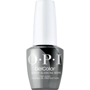 imageOPI GelColor Base ampamp Top Coats  Strong Adhesion High Shine ampamp Matte Finish for LED Cure Gel Nail Polish  Protects Color ampamp Nail Art  Prevents Discoloration or Chipping  Vegan ampamp HEMA Free  05 Fl OzSuper Gloss No Wipe Top Coat