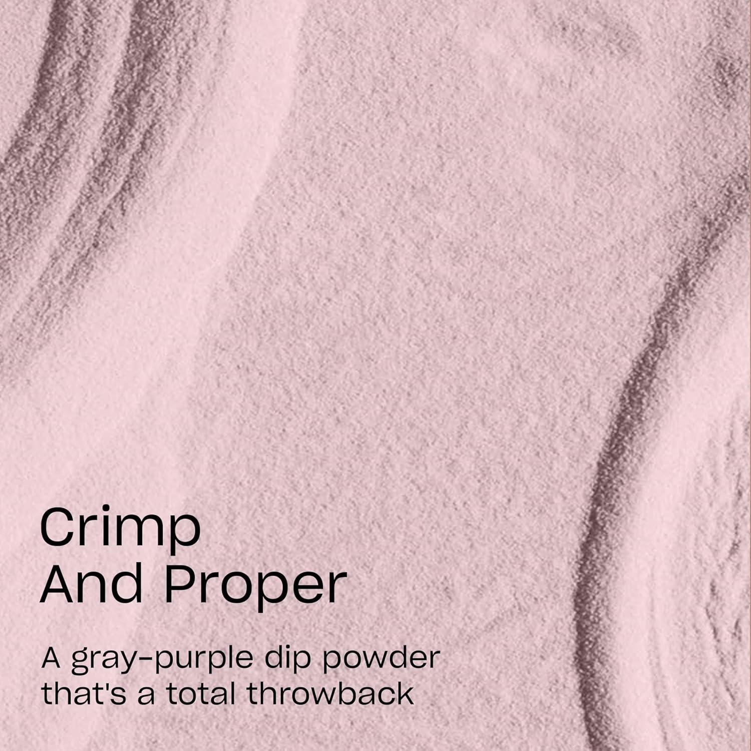 imageOPI Powder Perfection Nail Dipping PowderCrimp and Proper  Opaque Cool Neutral Purple