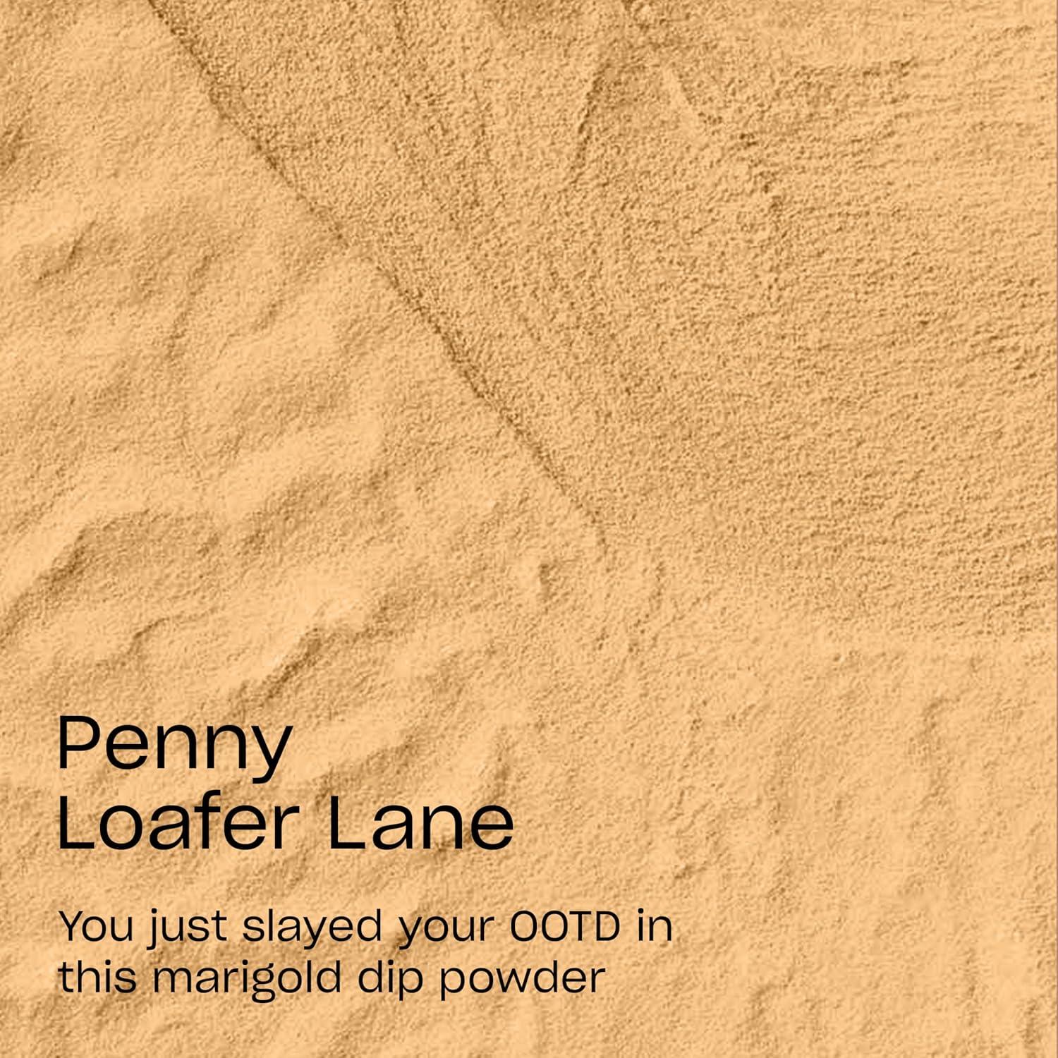 imageOPI Powder Perfection Nail Dipping PowderPenny Loafer Lane  Opaque Dark Yellow Marigold