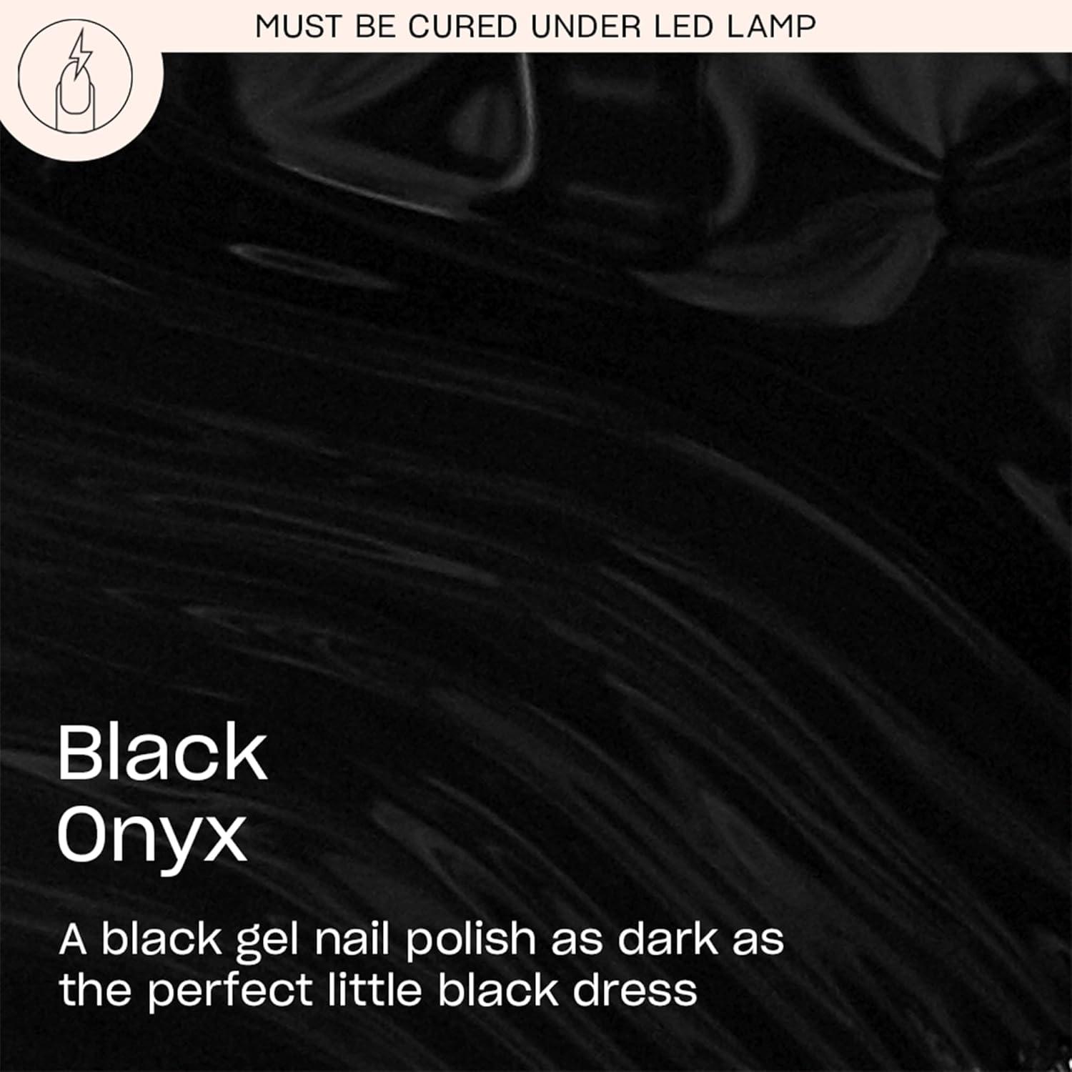 imageOPI GelColor LED Cure Gel Nail Polish  White Gray ampamp Black Shades  SalonQuality Shine LongLasting Wear  Easily Soak Off Removal  Vegan ampamp HEMA Free  05 Fl OzBlack Onyx  Opaque Dark Black