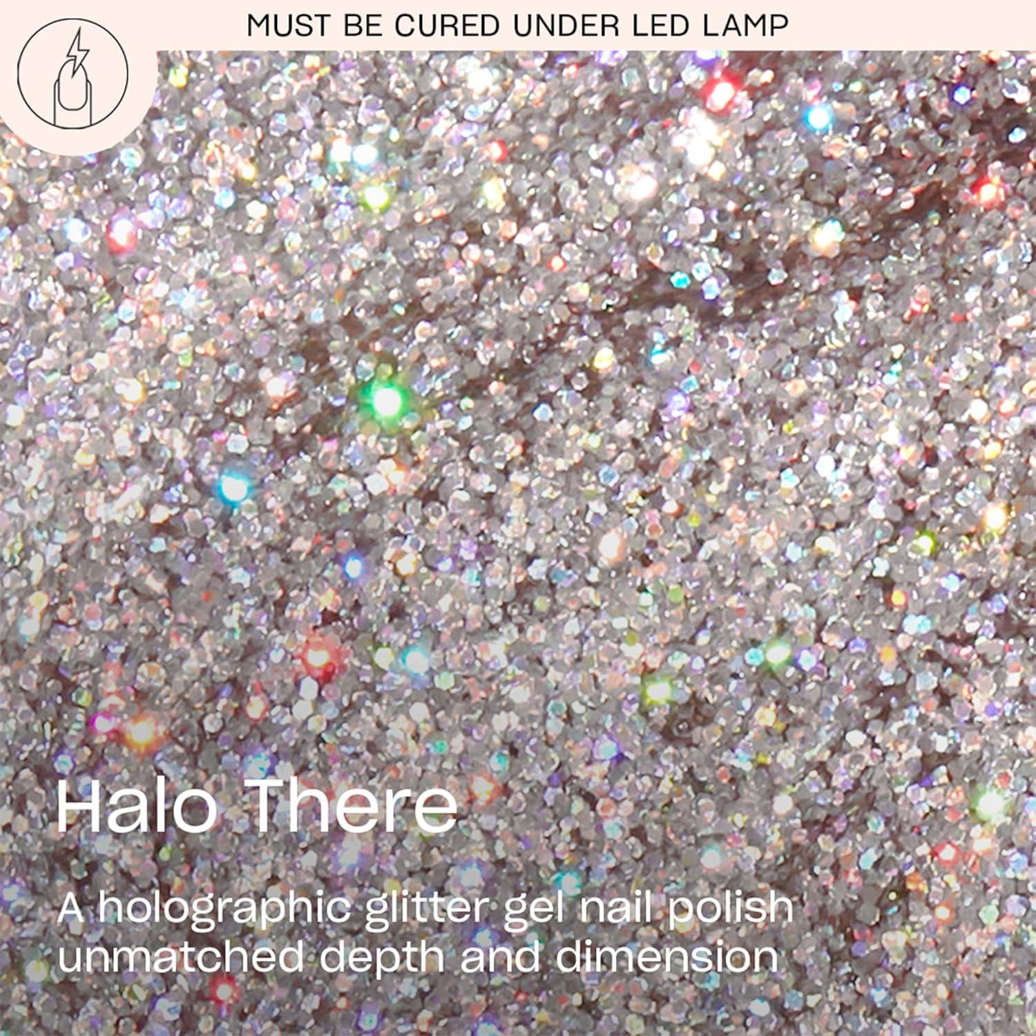 imageOPI GelColor LED Cure Gel Nail Polish  White Gray ampamp Black Shades  SalonQuality Shine LongLasting Wear  Easily Soak Off Removal  Vegan ampamp HEMA Free  05 Fl OzHalo There  Opaque Bright Silver Glitter