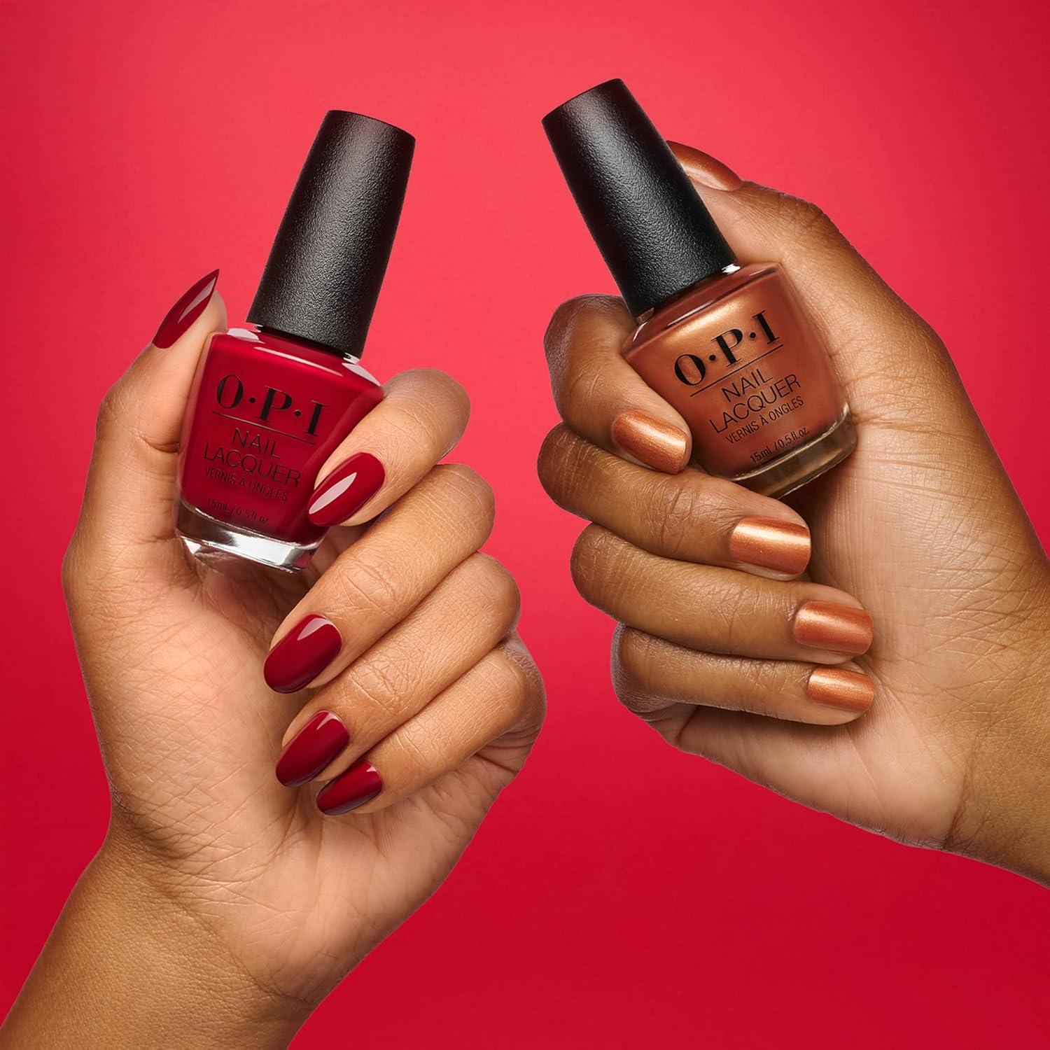 imageOPI Nail Lacquer Holiday 2025  Opaque Crme ampamp Shimmer Nail Polish Shades  Fast Drying Streak Free and Chip Resistant Wear  Amazon Exclusive2PC Nail Lacquer Duo Pack