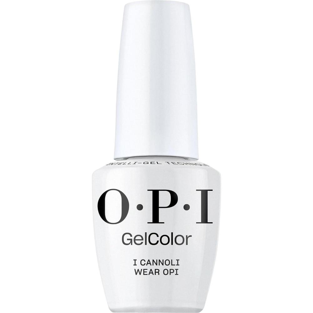 imageOPI GelColor LED Cure Gel Nail Polish  White Gray ampamp Black Shades  SalonQuality Shine LongLasting Wear  Easily Soak Off Removal  Vegan ampamp HEMA Free  05 Fl OzI Cannoli Wear OPI  Opaque Soft Gray