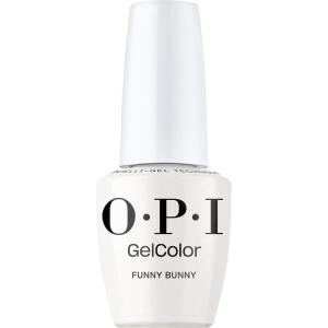 imageOPI GelColor LED Cure Gel Nail Polish  White Gray ampamp Black Shades  SalonQuality Shine LongLasting Wear  Easily Soak Off Removal  Vegan ampamp HEMA Free  05 Fl OzFunny Bunny  Sheer Soft White
