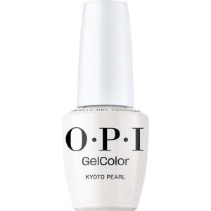 imageOPI GelColor LED Cure Gel Nail Polish  White Gray ampamp Black Shades  SalonQuality Shine LongLasting Wear  Easily Soak Off Removal  Vegan ampamp HEMA Free  05 Fl OzKyoto Pearl  Opaque Soft White Pearl Shimmer