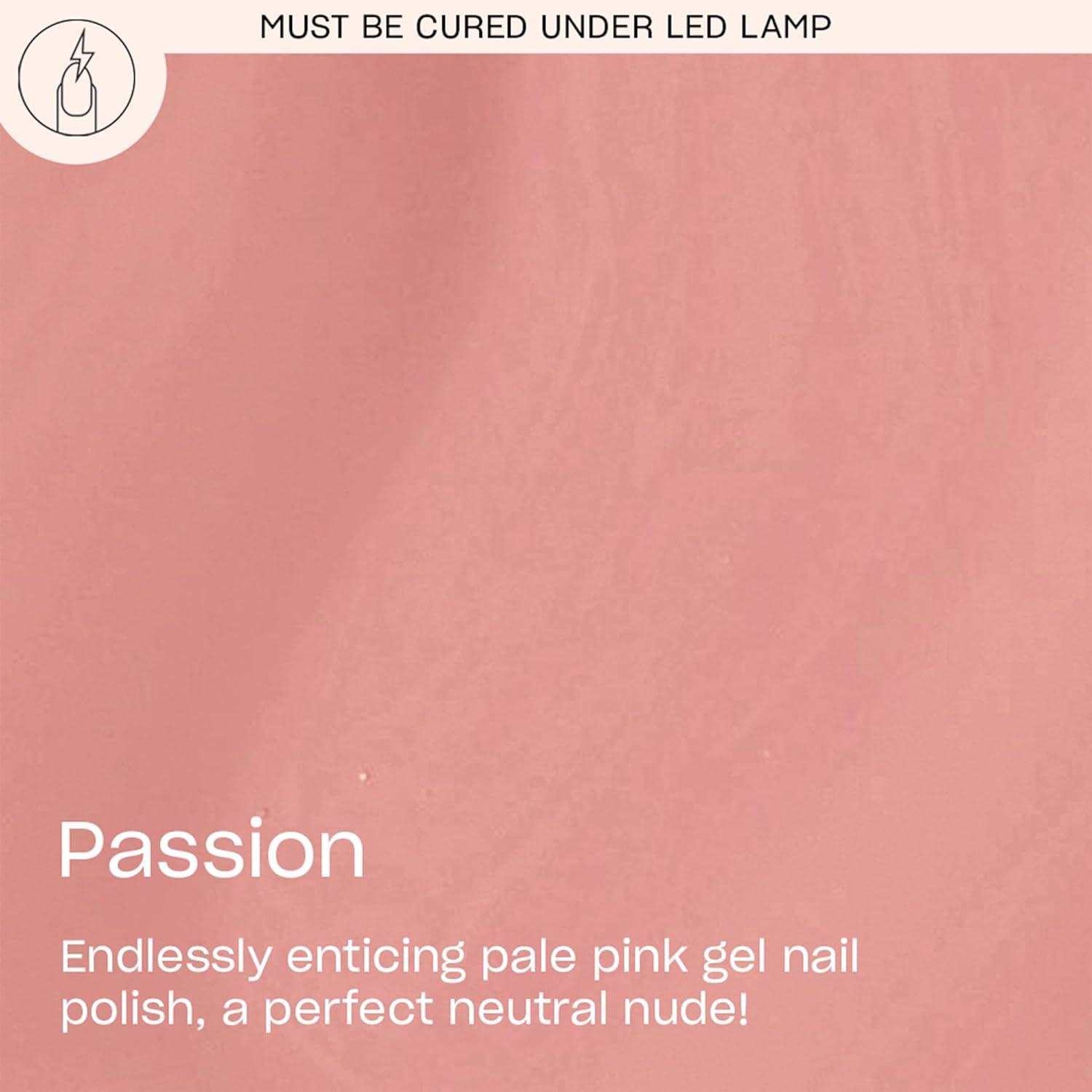 imageOPI GelColor LED Cure Gel Nail Polish  Pink ampamp Purple Shades  SalonQuality Shine LongLasting Wear  Easily Soak Off Removal  Vegan ampamp HEMA Free  05 Fl OzPassion  Sheer Soft Cool Pink