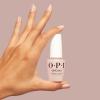 imageOPI GelColor LED Cure Gel Nail Polish  Nude ampamp Brown Shades  SalonQuality Shine LongLasting Wear  Easily Soak Off Removal  Vegan ampamp HEMA Free  05 Fl OzMirror  Mirror on the Awe  SemiSheer Pastel Peach with Gold Shimmer