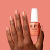 imageOPI GelColor LED Cure Gel Nail Polish  Yellow ampamp Orange Shades  SalonQuality Shine LongLasting Wear  Easily Soak Off Removal  Vegan ampamp HEMA Free  05 Fl OzKeep It Surreal  Sheer Pastel Coral Shimmer