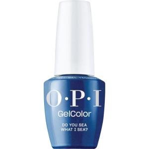 imageOPI GelColor LED Cure Gel Nail Polish  Blue ampamp Green Shades  SalonQuality Shine LongLasting Wear  Easily Soak Off Removal  Vegan ampamp HEMA Free  05 Fl OzDo You Sea What I Sea  Opaque Bright Ocean Blue Shimmer