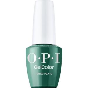 imageOPI GelColor LED Cure Gel Nail Polish  Blue ampamp Green Shades  SalonQuality Shine LongLasting Wear  Easily Soak Off Removal  Vegan ampamp HEMA Free  05 Fl OzRated PeaG  Opaque Cool Green