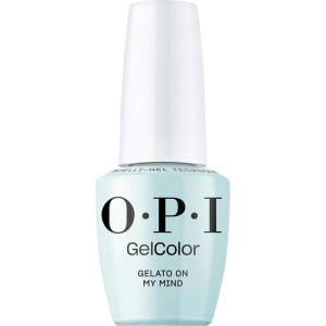 imageOPI GelColor LED Cure Gel Nail Polish  Blue ampamp Green Shades  SalonQuality Shine LongLasting Wear  Easily Soak Off Removal  Vegan ampamp HEMA Free  05 Fl OzGelato on My Mind  Opaque Cool Pastel Blue