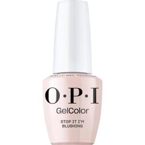 imageOPI GelColor LED Cure Gel Nail Polish  Nude ampamp Brown Shades  SalonQuality Shine LongLasting Wear  Easily Soak Off Removal  Vegan ampamp HEMA Free  05 Fl OzStop It Im Blushing  Opaque Soft Beige Pink
