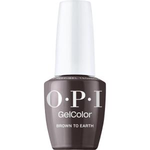 imageOPI GelColor LED Cure Gel Nail Polish  Nude ampamp Brown Shades  SalonQuality Shine LongLasting Wear  Easily Soak Off Removal  Vegan ampamp HEMA Free  05 Fl OzBrown to Earth  Opaque Dark Brown