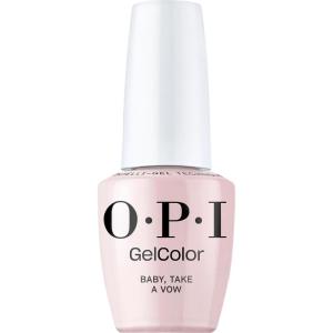 imageOPI GelColor LED Cure Gel Nail Polish  Nude ampamp Brown Shades  SalonQuality Shine LongLasting Wear  Easily Soak Off Removal  Vegan ampamp HEMA Free  05 Fl OzBaby  Take a Vow  Sheer Soft Neutral Pink