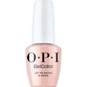 imageOPI GelColor LED Cure Gel Nail Polish  Nude ampamp Brown Shades  SalonQuality Shine LongLasting Wear  Easily Soak Off Removal  Vegan ampamp HEMA Free  05 Fl OzLet Me Bayou a Drink  Sheer Soft Neutral Pink Shimmer