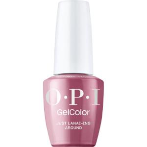 imageOPI GelColor LED Cure Gel Nail Polish  Pink ampamp Purple Shades  SalonQuality Shine LongLasting Wear  Easily Soak Off Removal  Vegan ampamp HEMA Free  05 Fl OzJust Lanaiing Around  Opaque Dark Purple