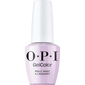 imageOPI GelColor LED Cure Gel Nail Polish  Pink ampamp Purple Shades  SalonQuality Shine LongLasting Wear  Easily Soak Off Removal  Vegan ampamp HEMA Free  05 Fl OzPolly Want a Lacquer  Opaque Light Purple