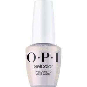 imageOPI GelColor LED Cure Gel Nail Polish  Pink ampamp Purple Shades  SalonQuality Shine LongLasting Wear  Easily Soak Off Removal  Vegan ampamp HEMA Free  05 Fl OzWelcome to Your Whirl  Sheer Pastel Lavender Shimmer