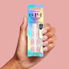 image:imageOPI Sticking Point OPIm Just a Whirl Short Round SemiSheer Warm Pink with Gold Glitter Swirls Nail Art Instant No Glue Press On Nails  30 Count with Adhesive Tabs  DamageFree Wear  Spring 2026