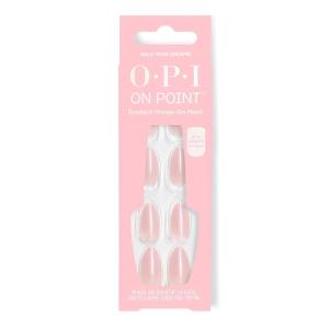 image:imageOPI On Point Holo Your Dreams  Short Almond Opaque Neutral Holographic Press On Nails  30 Count with Glue  Long Lasting Reusable Nondamaging  Spring 2026