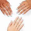 image:imageOPI Sticking Point  Instant No Glue Press On Nails  30 Count with Adhesive Tabs  Short Round Almond and Squoval  DamageFree Wear  Spring 2026Parlez Blue Francais  Opaque Neutral with Blue French Tip