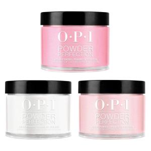 image:imageOPI Powder Perfection Iconic Shades Tio Bundle  Strawberry Margarita  Bubble Bath  Funny Bunny