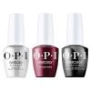 image:imageOPI GelColor Iconic Gel Nail Polish  System Bundle  Super Base Coat  Malaga Wine Opaque Dark Red Crme UV Cure Gel Polish  Super Gloss Top Coat