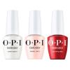 image:imageOPI GelColor Iconic Shades Gel Nail Polish Trio Bundle  Funny Bunny Sheer Soft White  Bubble Bath Sheer Nude Pink  Big Apple Red Opaque Bright Red Crme UV Cure Gel Nail Polish Colors