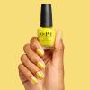image:imageOPI Nail Lacquer Nail Polish  Crme Shimmer and Glitter Chip Resistant NailPolish  Fast Drying Streak Free Formula  Trip to the Brite Side  Summer 2026Paintin on Sunshine  Opaque Bright Lemon Yellow with Shimmer