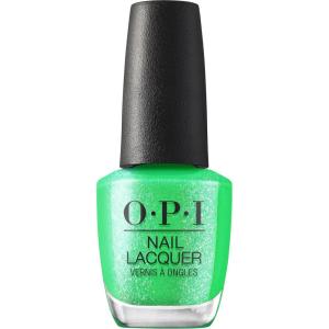 image:imageOPI Nail Lacquer Nail Polish  Crme Shimmer and Glitter Chip Resistant NailPolish  Fast Drying Streak Free Formula  Trip to the Brite Side  Summer 2026Lime of My Life  SemiSheer Neon Lime Green with Silver Shimmer