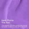 image:imageOPI Infinite Shine Nail Polish  Opaque Crme Shimmer and Sheer Long Lasting Wear Shades  Gellike Wear amp Shine  Vegan Long Lasting Streak Free  Trip to the Brite Side  Summer 2026Here Plums the Sun  Opaque Soft Warm Plum Purple Crme