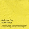 image:imageOPI Powder Perfection  Opaque Sheer Crme Nail Dipping Powder  Up to three Weeks of HighShine Wear  Acrylic Alternative  Trip to the Brite Side  Summer 2026 CollectionPaintin on Sunshine  Opaque Bright Lemon Yellow with Shimmer