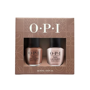 image:imageOPI Nail Lacquer Espresso Your Inner Self amp Chiffond of You 2PC Duo Pack  Opaque Dark Brown and Sheer Soft White Crme Chip Resistant Nail Polish