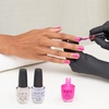 image:imageOPI Nail Lacquer Nail Polish  Crme Shimmer and Glitter Chip Resistant NailPolish  Fast Drying Streak Free Formula  Supergirl Limited Edition CollectionPower up Pink  Opaque Bright Cool Pink Shimmer