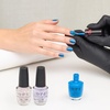 image:imageOPI Nail Lacquer Nail Polish  Crme Shimmer and Glitter Chip Resistant NailPolish  Fast Drying Streak Free Formula  Supergirl Limited Edition CollectionUp Up and Ablaze  Opaque Bright Neutral Blue Crme