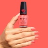 image:imageOPI Nail Lacquer Nail Polish  Crme Shimmer and Glitter Chip Resistant NailPolish  Fast Drying Streak Free Formula  Supergirl Limited Edition CollectionHeat Vision  Opaque Bright Warm Coral Crme