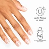 image:imageOPI Sticking Point  Instant No Glue Press On Nails  30 Count with Adhesive Tabs  Round Almond amp Square Shapes  DamageFree Wear  Supergirl Limited Edition CollectionTake Up Space  Medium Square Opaque Soft Peach Gold Stars