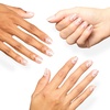 image:imageOPI Sticking Point  Instant No Glue Press On Nails  30 Count with Adhesive Tabs  Round Almond amp Square Shapes  DamageFree Wear  Supergirl Limited Edition CollectionTake Up Space  Medium Square Opaque Soft Peach Gold Stars
