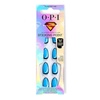 Planetary Pop | Short Almond Opaque Bright Cool Blue